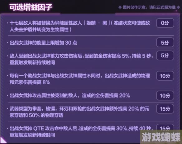 崩坏三6.7往世乐土增益因子介绍 6.7往世乐土增益因子改动一览