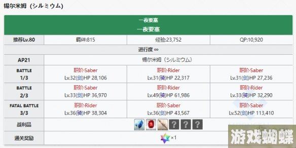 FGO黄昏的仪式剑在哪刷 2.65新素材黄昏的仪式剑掉落推荐
