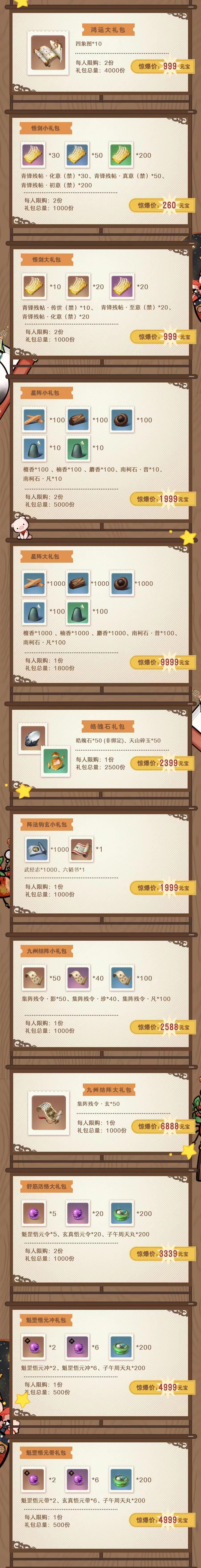 心愿时装来了《一梦江湖》2023年最全心愿时装名单