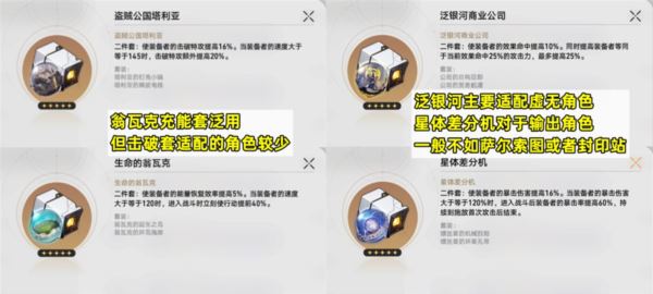 崩坏星穹铁道双倍掉落刷什么 位面遗器世界推荐