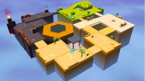 《蛋仔派对》疯狂乱斗新图“幻境空岛”上线