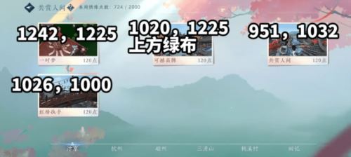 逆水寒手游共赏人间打卡点在哪