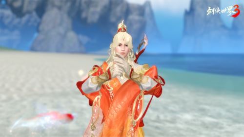 鲤鱼跃江湖 《剑侠世界3》锦鲤外观灵动登场