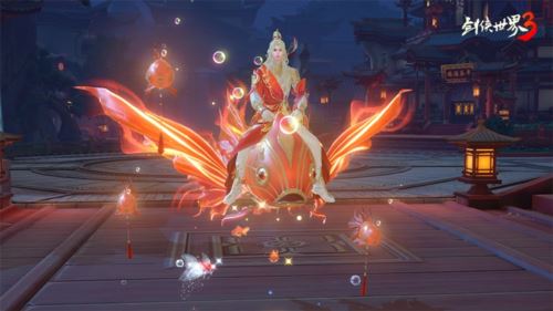 乘鲤游江湖《剑侠世界3》仲夏乘梦坐骑今日上线