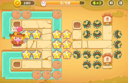 保卫萝卜4波仔很忙34关怎么过 活动关卡攻略