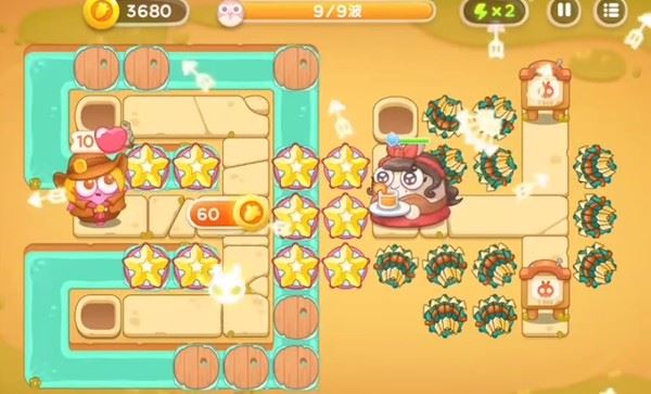 保卫萝卜4波仔很忙34关怎么过 活动关卡攻略