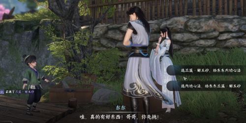 逆水寒手游东东的秘密怎么做