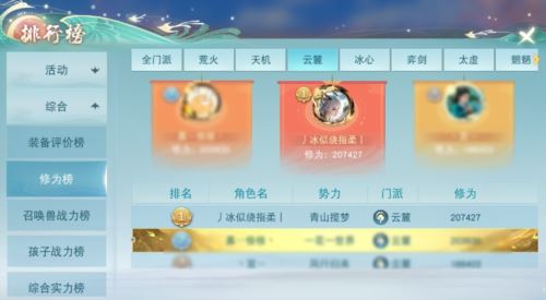 《天下》手游65万战力暴力云麓少侠培养心得分享 《天下》手游65万战力暴力云麓少侠培养心得分享