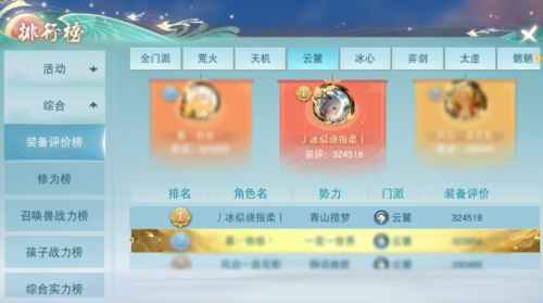 《天下》手游65万战力暴力云麓少侠培养心得分享 《天下》手游65万战力暴力云麓少侠培养心得分享