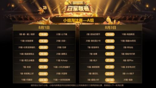 群雄荟集 为冠军而来 新石器时代冠军联赛今日开启