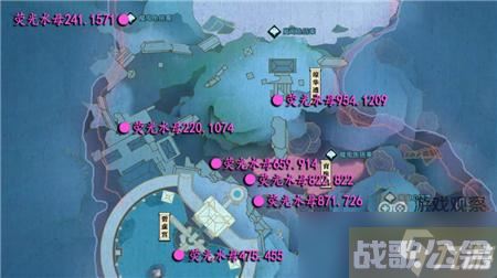 逆水寒手游深海秘藏荧光水母点位介绍,逆水寒手游资讯