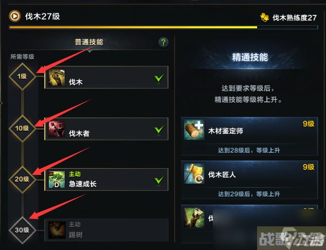 命运方舟生活技能等级有什么用,命运方舟资讯