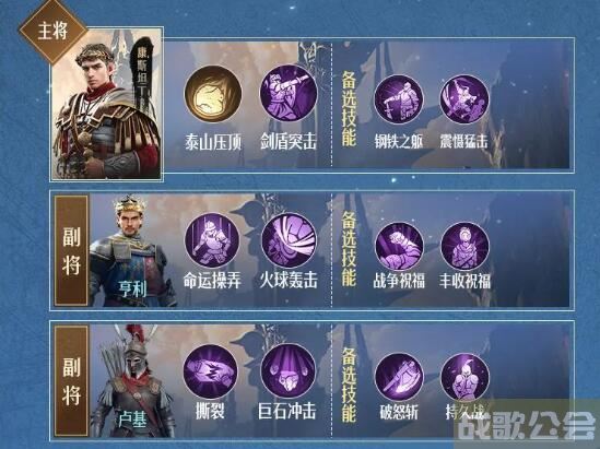 重返帝国s2弓兵阵容搭配汇总 -重返帝国武将新手升级攻略