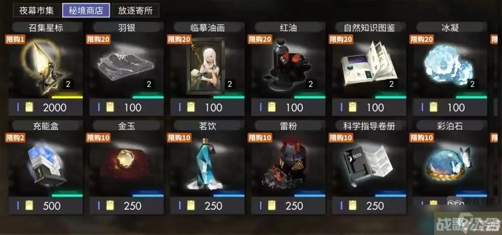 白夜极光秘境商店优先购买推荐,白夜极光资讯