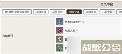 《原神》可莉突破材料推荐,原神资讯