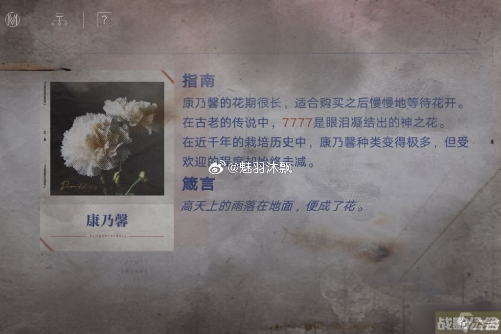 无期迷途花笺解密,无期迷途资讯