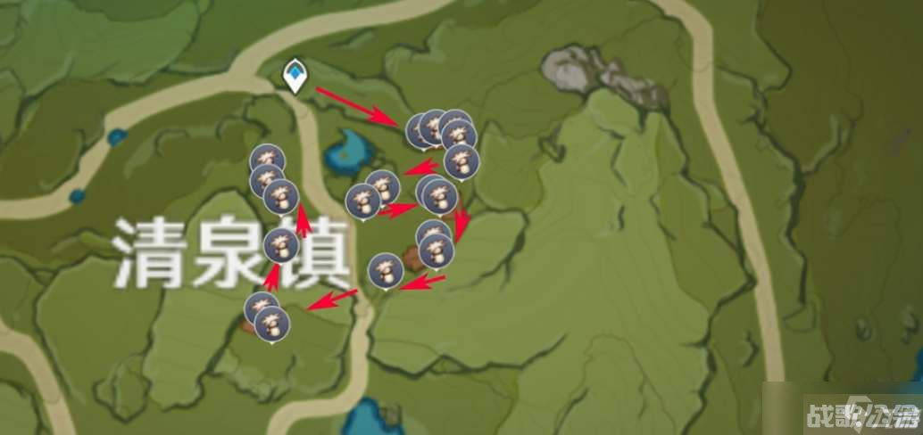 原神慕风蘑菇高效采集路线图有什么,原神资讯 原神慕风蘑菇高效采集路线图有什么,原神资讯