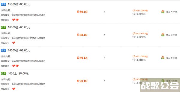 命运方舟金币和人民币比例 -命运方舟金币和人民币比例图文攻略分享