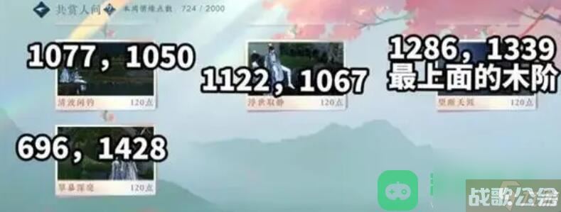 逆水寒手游共赏人间坐标 共赏人间坐标打卡地点坐标在哪里大全,逆水寒手游资讯