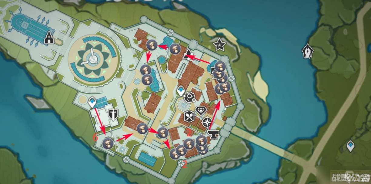 原神慕风蘑菇高效采集路线图有什么,原神资讯 原神慕风蘑菇高效采集路线图有什么,原神资讯