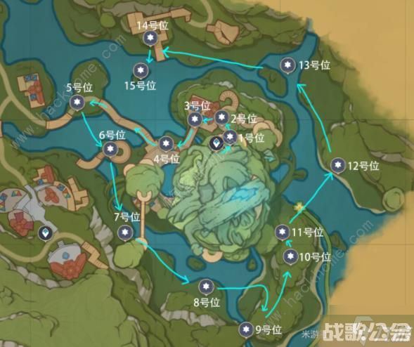 原神琉形蜃境攻略大全 琉形蜃境欢兴礼卷宝箱收集路线图,原神资讯