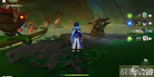 原神黑水晶号与吞金海怪任务攻略 黑水晶号与吞金海怪任务图文流程,原神资讯