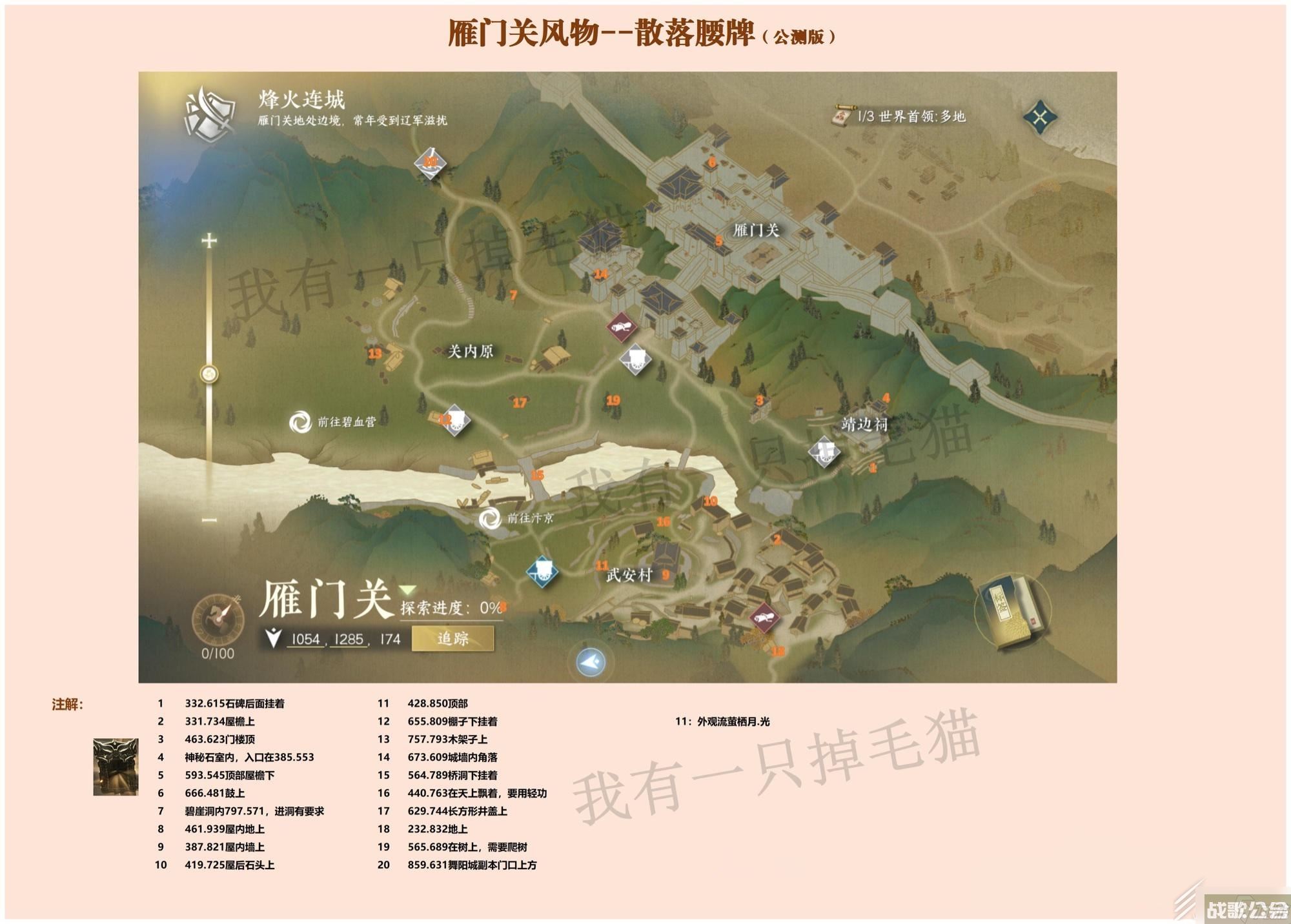 逆水寒手游雁门关风物在哪里在哪里,逆水寒手游资讯