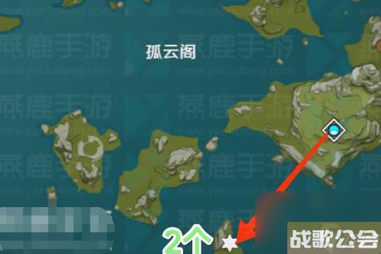 原神游戏夜泊石在地图哪里 原神游戏夜泊石在地图哪里