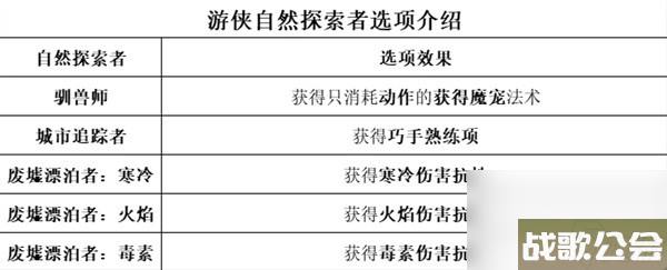 博德之门3全职业等级能力对照表介绍