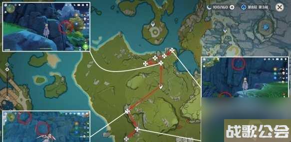 原神琉璃袋采集地点-琉璃袋最佳采集路线