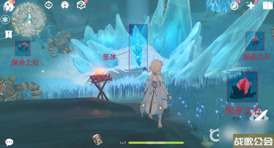 原神近郊的冰碎片怎么解---原神雪葬之都近郊-