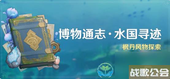 原神博物通志水国寻迹活动玩法策略