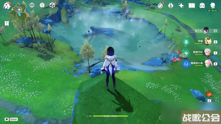 原神烫水湖解谜方法