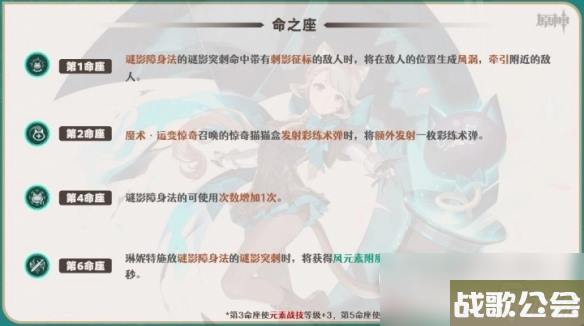 原神4.0琳妮特命之座解析攻略