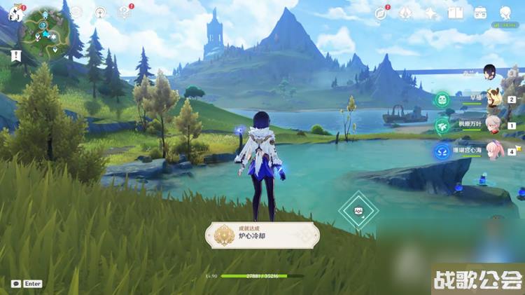 原神烫水湖解谜方法