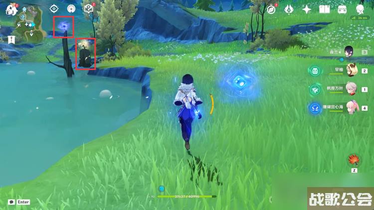 原神烫水湖解谜方法