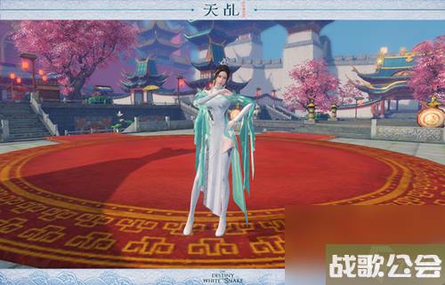 朱鸟飞霞照青潭天乩手游春日时装鉴赏