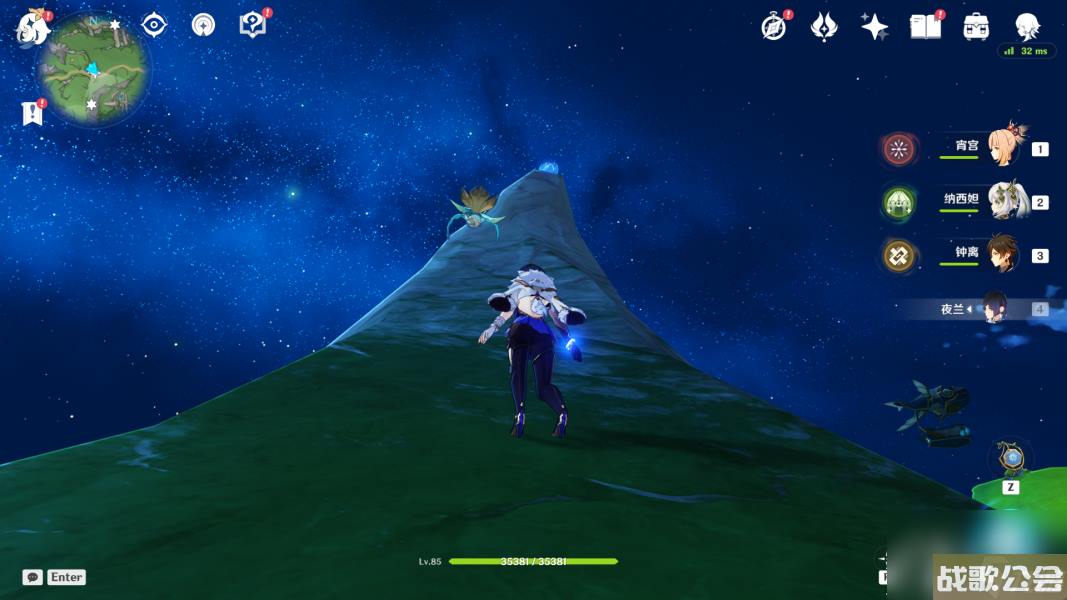 原神苍晶区水神瞳收集路线