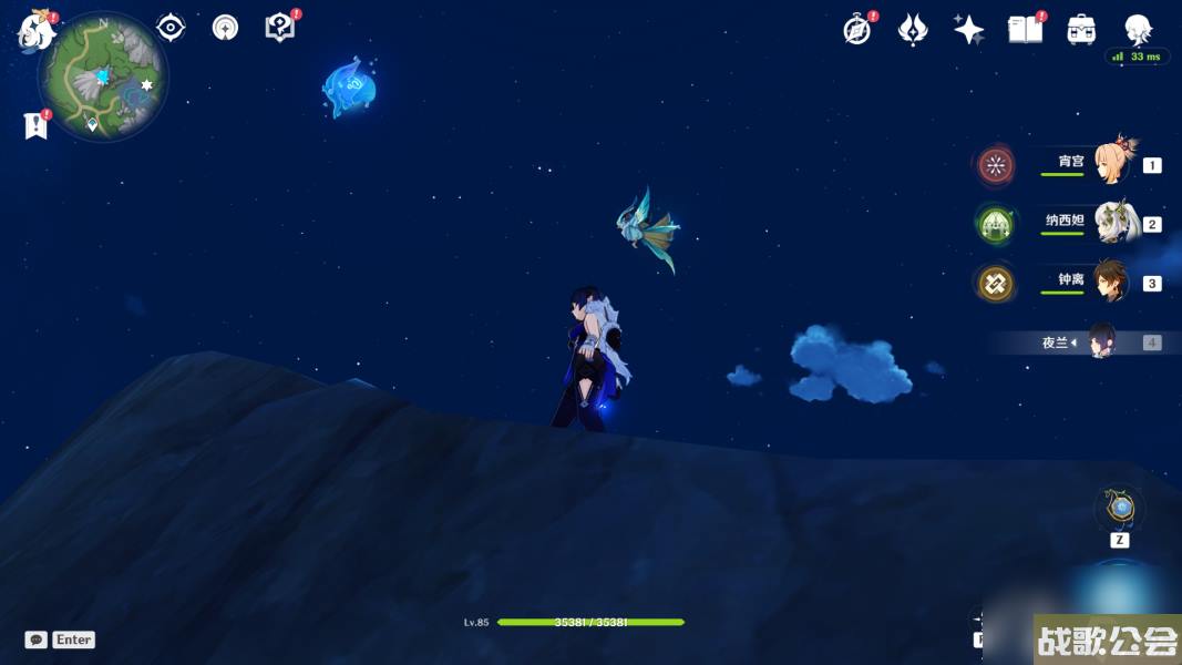 原神苍晶区水神瞳收集路线