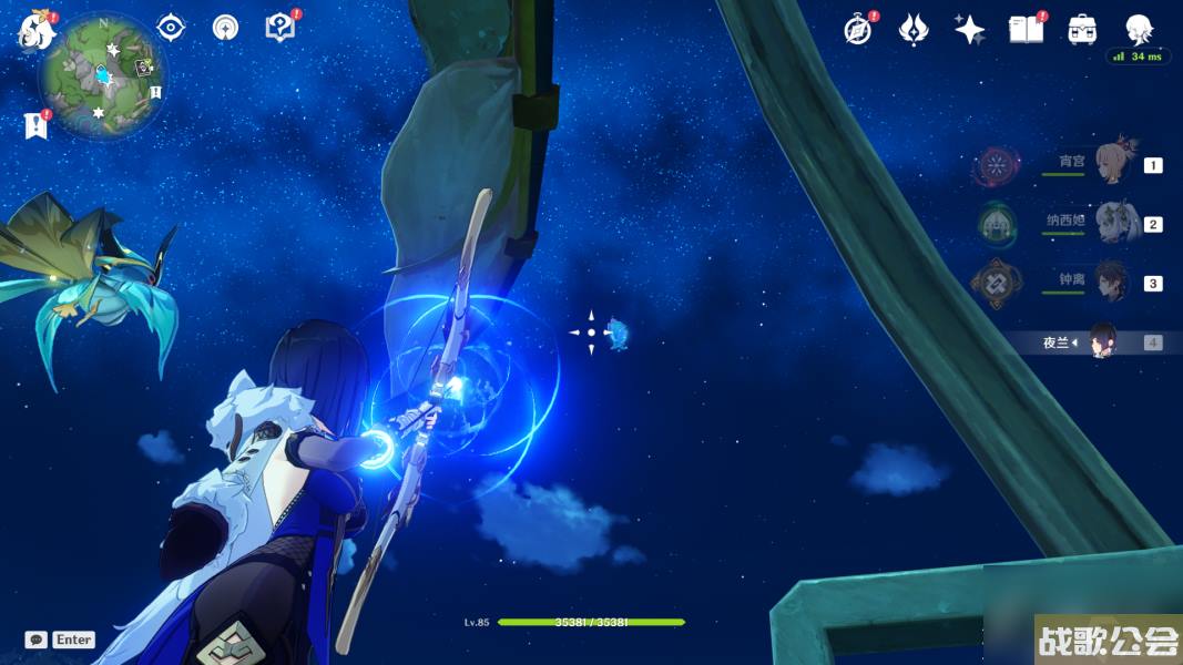 原神苍晶区水神瞳收集路线