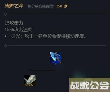 英雄联盟缚炉之斧装备属性介绍