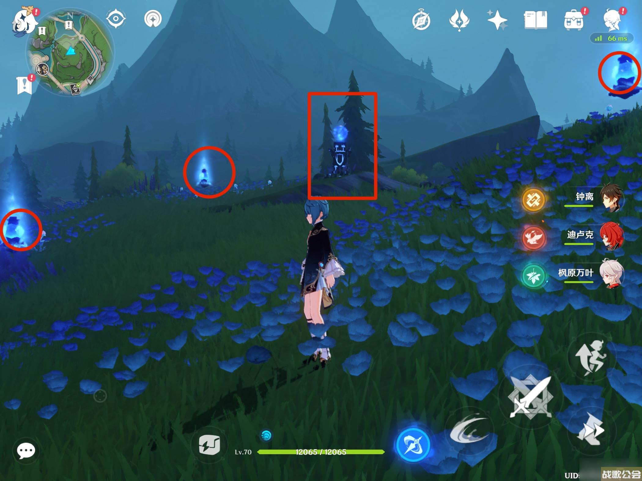 原神露景泉附近的水元素方碑解密攻略