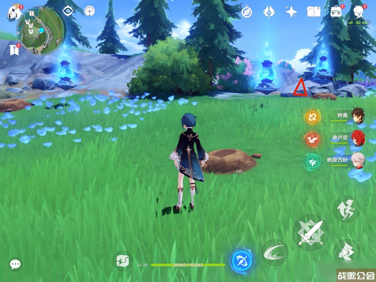 原神露景泉附近的水元素方碑解密攻略