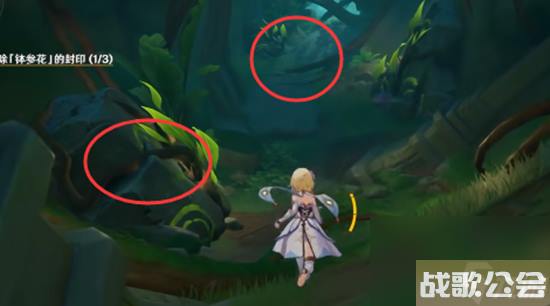 原神须弥的钵参花的山洞怎么进去