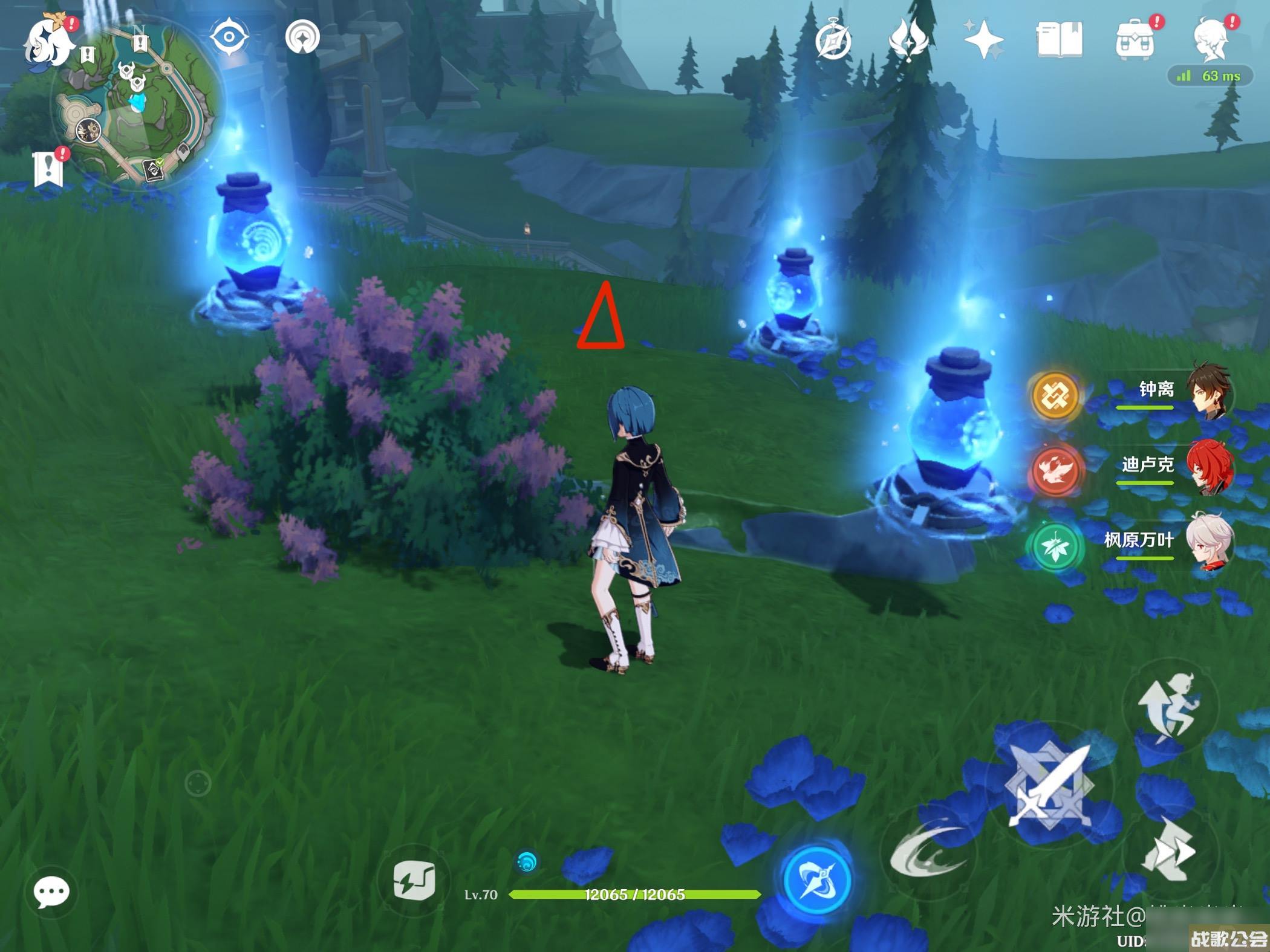 原神露景泉附近的水元素方碑解密攻略