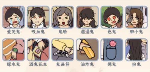 文字来找茬搞鬼集体照怎么过