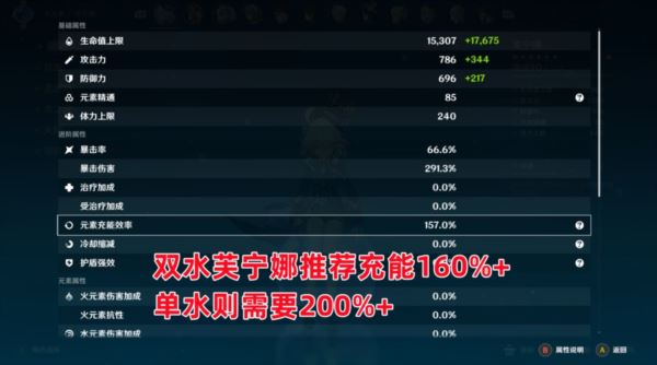 原神芙宁娜怎么选择武器和圣遗物 充能生命数值推荐 原神芙宁娜怎么选择武器和圣遗物 充能生命数值推荐