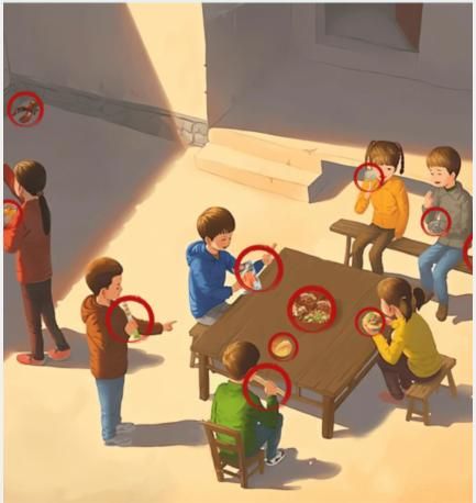 文字找茬大师院落零食找出12个食品过关攻略