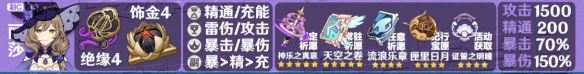 原神丽莎武器和圣遗物搭配 角色毕业装备圣遗物装备推荐