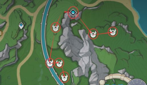 原神泡泡桔采集路线一览 40个点位分布